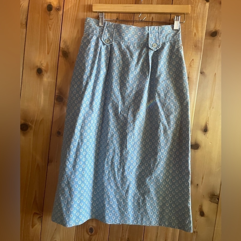 Vintage 80s 90s Anne Marie x Les Olivades Prairie Cottagecore set skirt blouse M - Picture 5 of 9